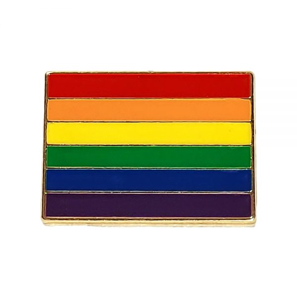 Prisegamas LGBT Ženkliukas Stačiakampis