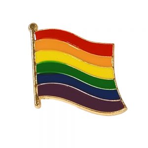 Prisegamas LGBT Ženkliukas Vėliavėlė